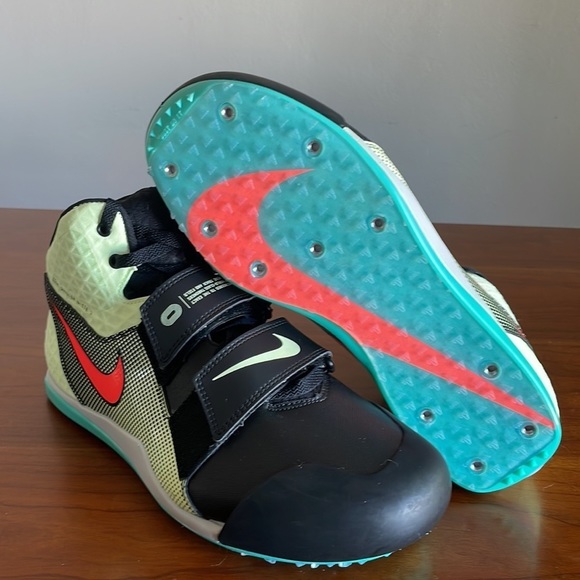Nike Zoom Javelin Elite 3 Volt Orange Black AJ8119-700 NWOB Size 12.5 - Picture 1 of 5